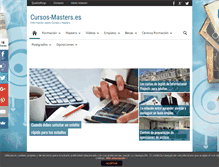 Tablet Screenshot of cursos-masters.es